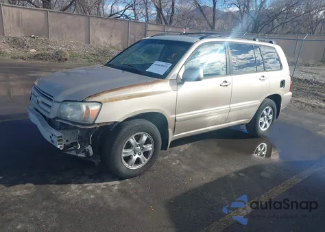 2005 Toyota Highlander V6 z USA, uszkodzony, nr VIN JTEDP21AX50077249